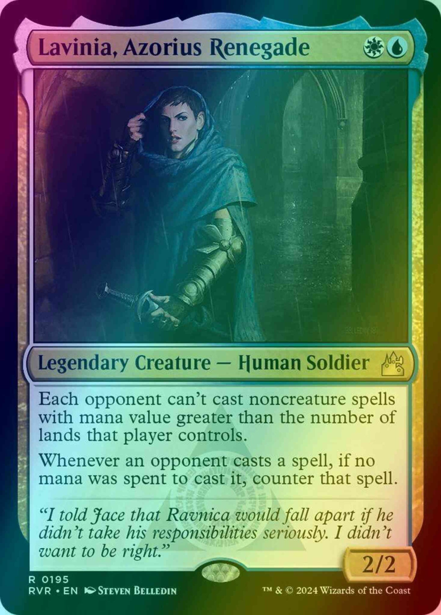 Lavinia, Azorius Renegade [195] [Ravnica Remastered] [Foil]