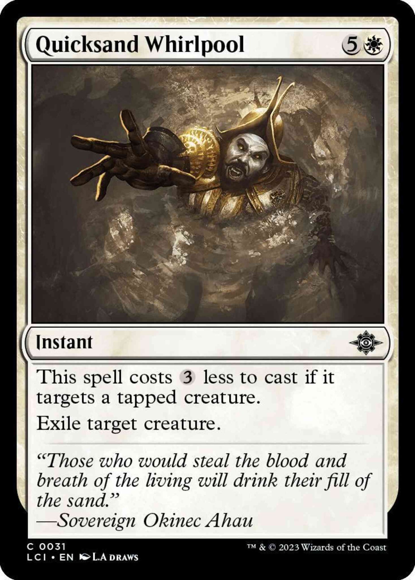 Quicksand Whirlpool [31] [The Lost Caverns of Ixalan] [Non-Foil]
