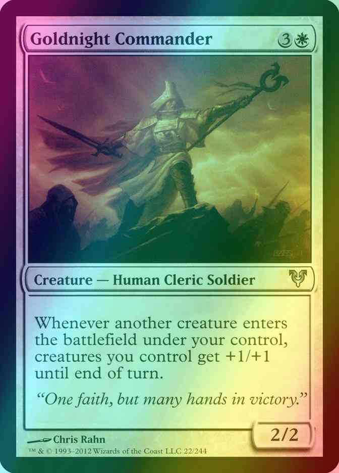 Goldnight Commander [22] [Avacyn Restored] [Foil]