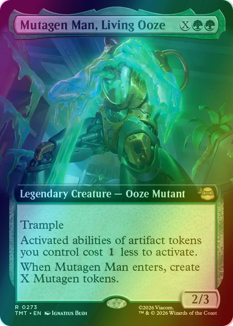 Mutagen Man, Living Ooze [273] [Extended Art] [Teenage Mutant Ninja Turtles] [Foil]