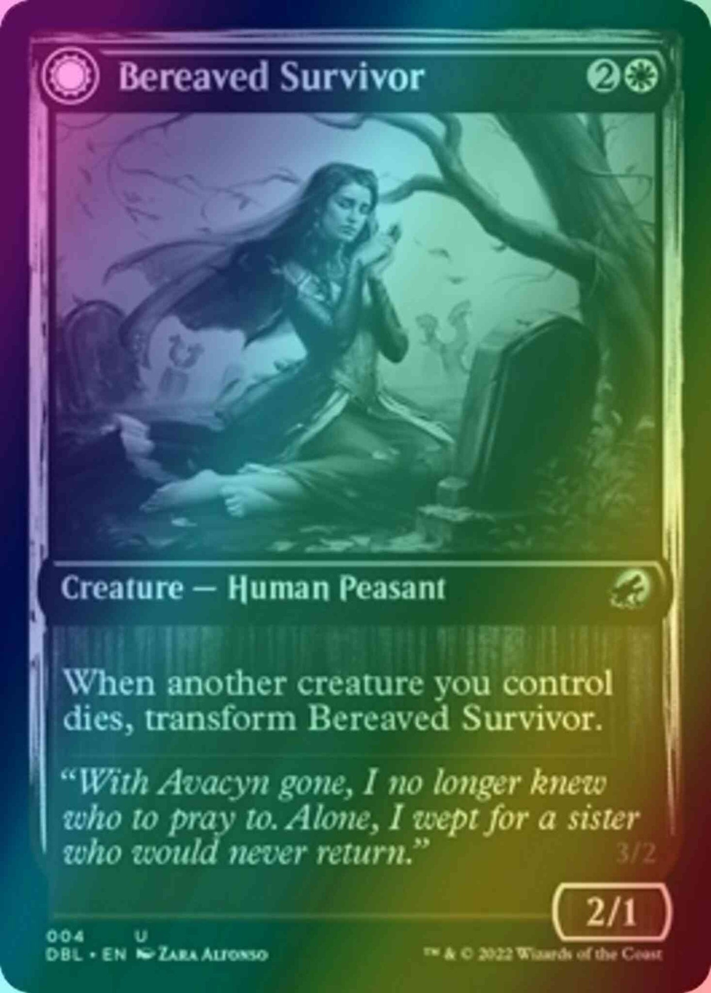 Bereaved Survivor // Dauntless Avenger [4] [Innistrad: Double Feature] [Foil]
