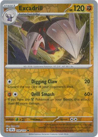 Excadrill - 109/191 - Common [sv08-109] [Reverse Holo]
