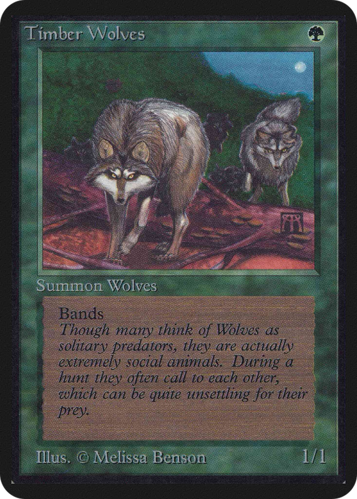 Timber Wolves [219] [Limited Edition Alpha] [Non-Foil]