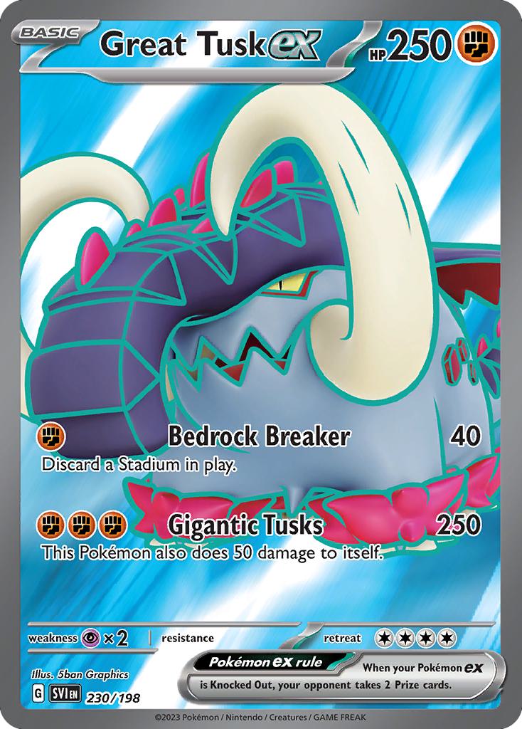 Great Tusk ex - 230/198 - Ultra Rare [sv01-230] [Ultra]