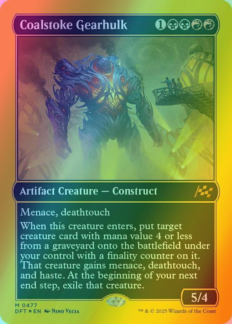 Coalstoke Gearhulk [477] [Aetherdrift] [First-place Foil]