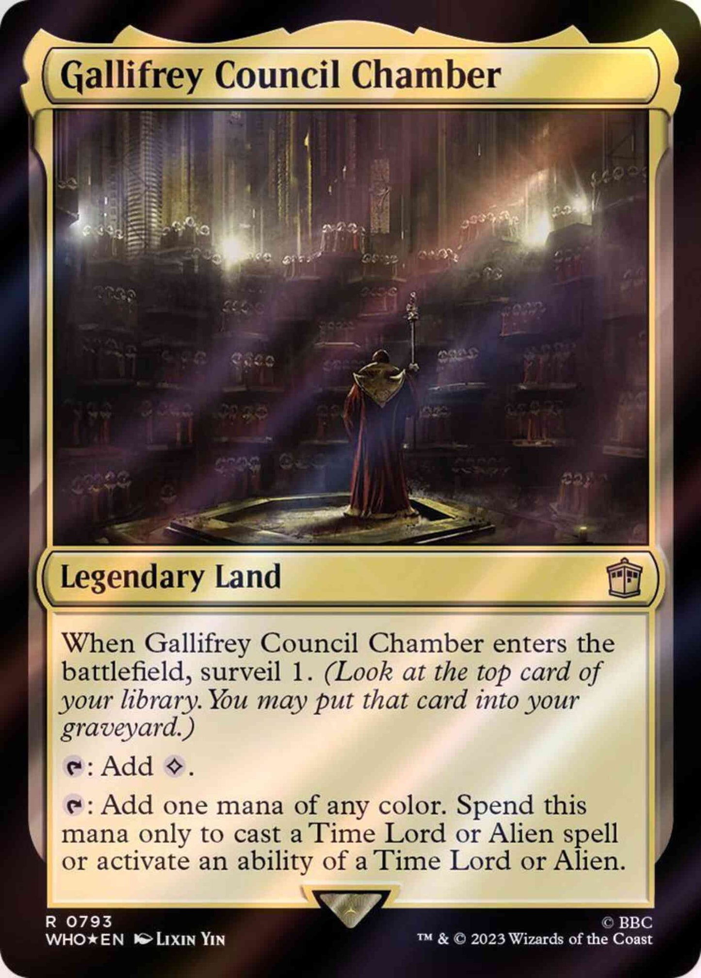 Gallifrey Council Chamber [793] [Universes Beyond: Doctor Who] [Surge Foil]
