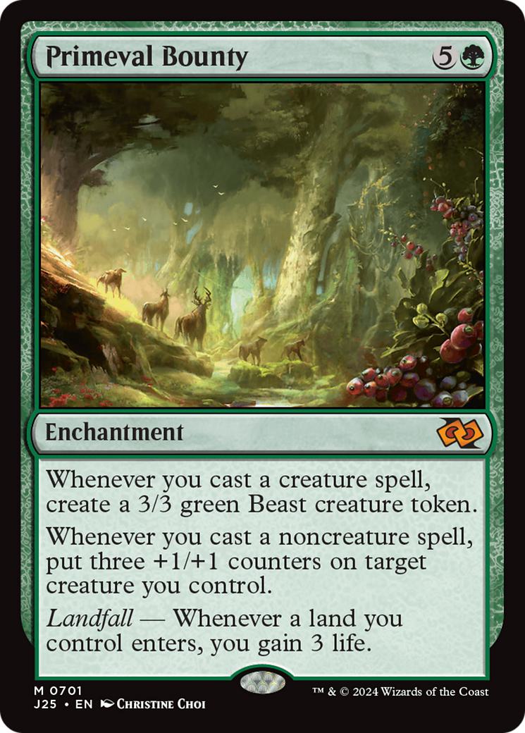 Primeval Bounty [701] [Foundations: Jumpstart] [Non-Foil]