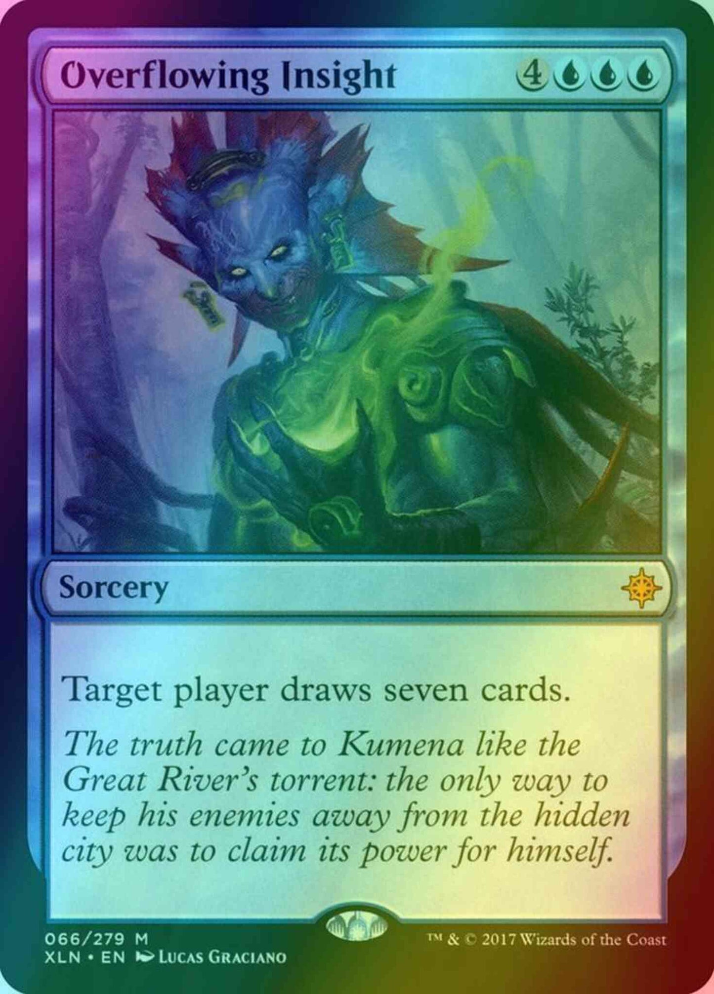 Overflowing Insight [66] [Ixalan] [Foil]