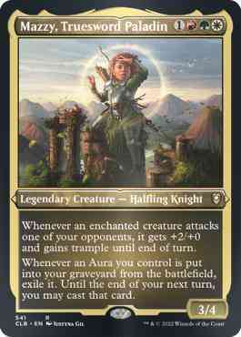 Mazzy, Truesword Paladin [541] [Commander Legends: Battle for Baldur's Gate] [Etched Foil]