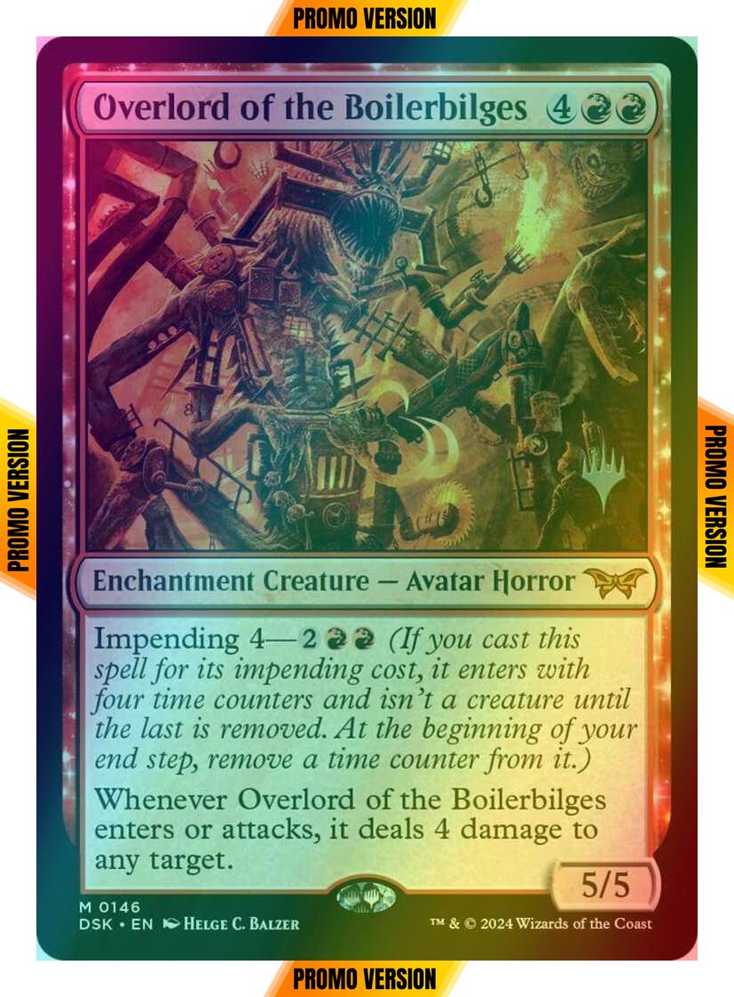 Overlord of the Boilerbilges [146p] [Promo Pack] [Duskmourn: House of Horror: Promos] [Foil]