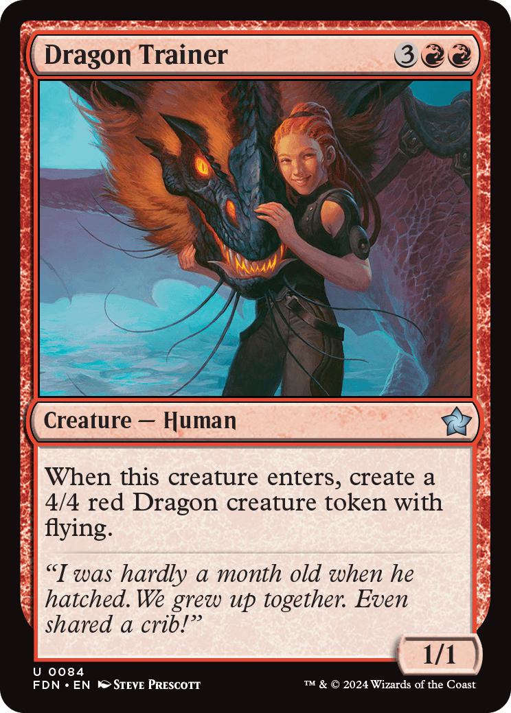 Dragon Trainer [84] [Foundations] [Non-Foil]