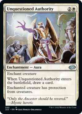 Unquestioned Authority [260] [Jumpstart 2022] [Non-Foil]