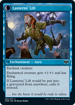 Lantern Bearer // Lanterns' Lift [66] [Innistrad: Crimson Vow] [Non-Foil]