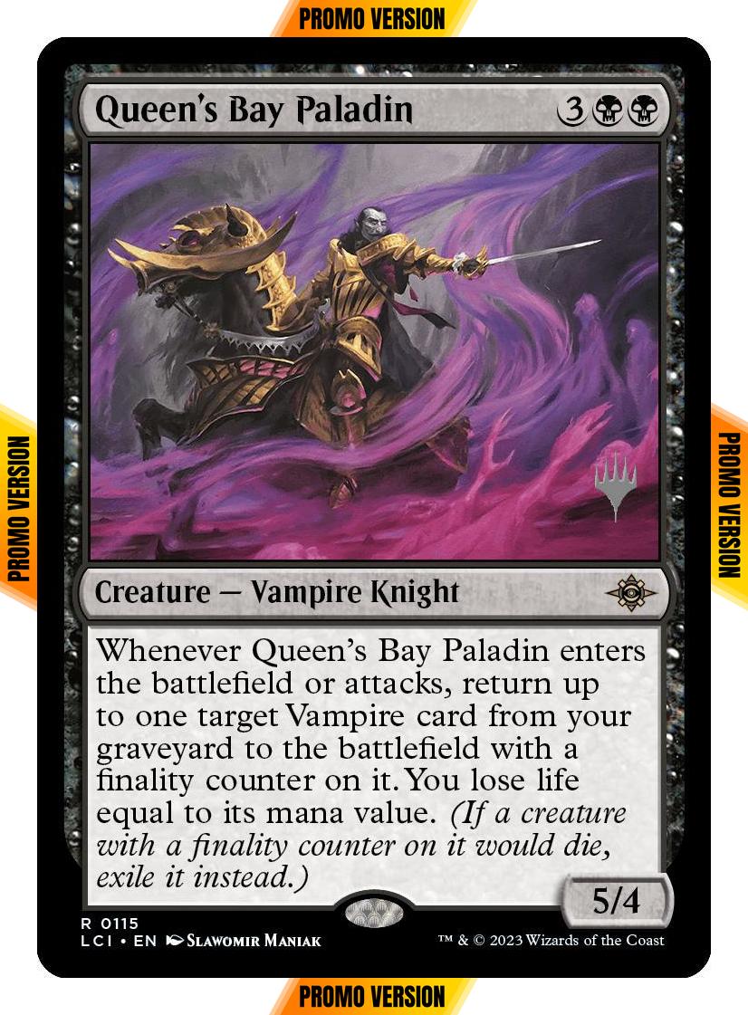 Queen's Bay Paladin [115p] [Promo Pack] [The Lost Caverns of Ixalan: Promos] [Non-Foil]