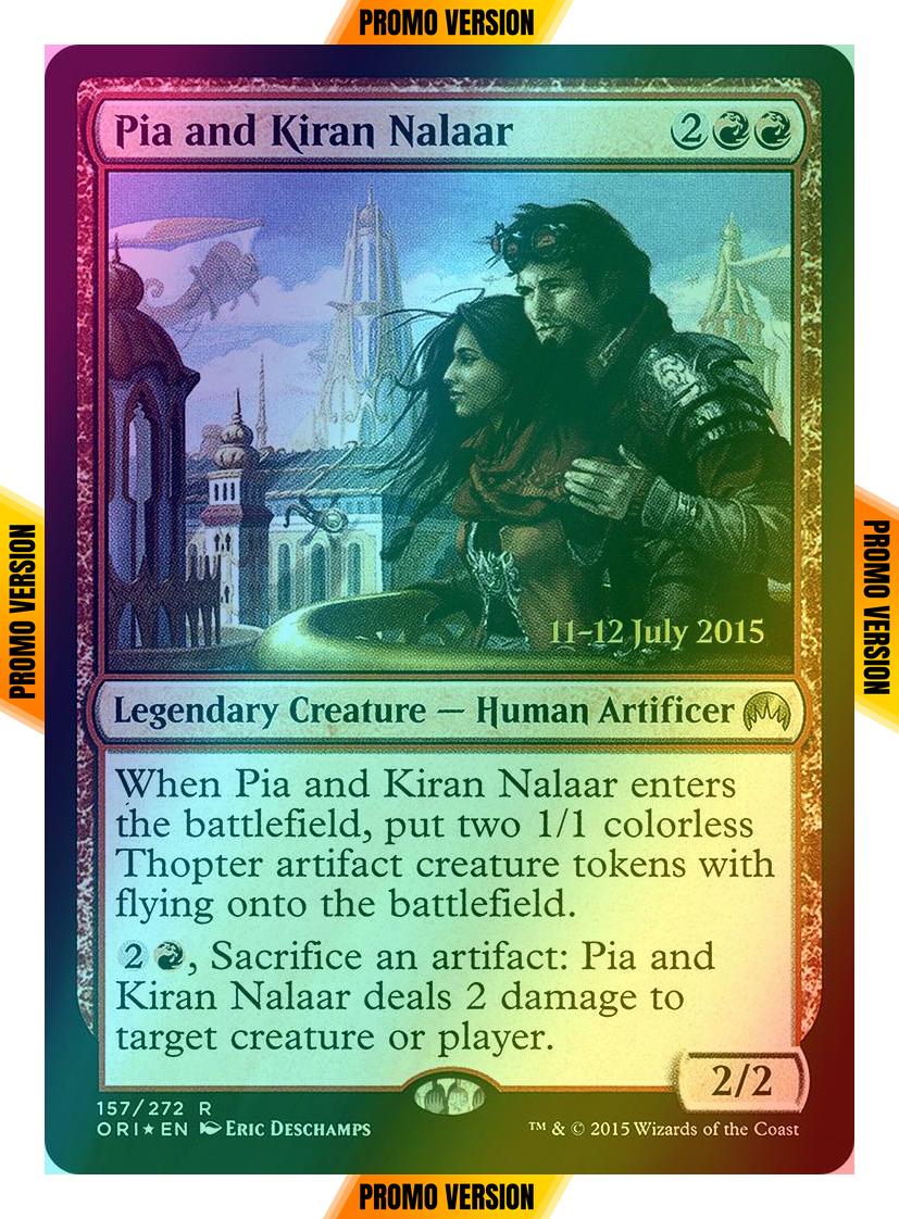 Pia and Kiran Nalaar [157s] [Magic Origins Promos] [Foil]