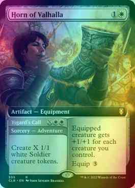 Horn of Valhalla // Ysgard's Call [555] [Extended Art] [Commander Legends: Battle for Baldur's Gate] [Foil]
