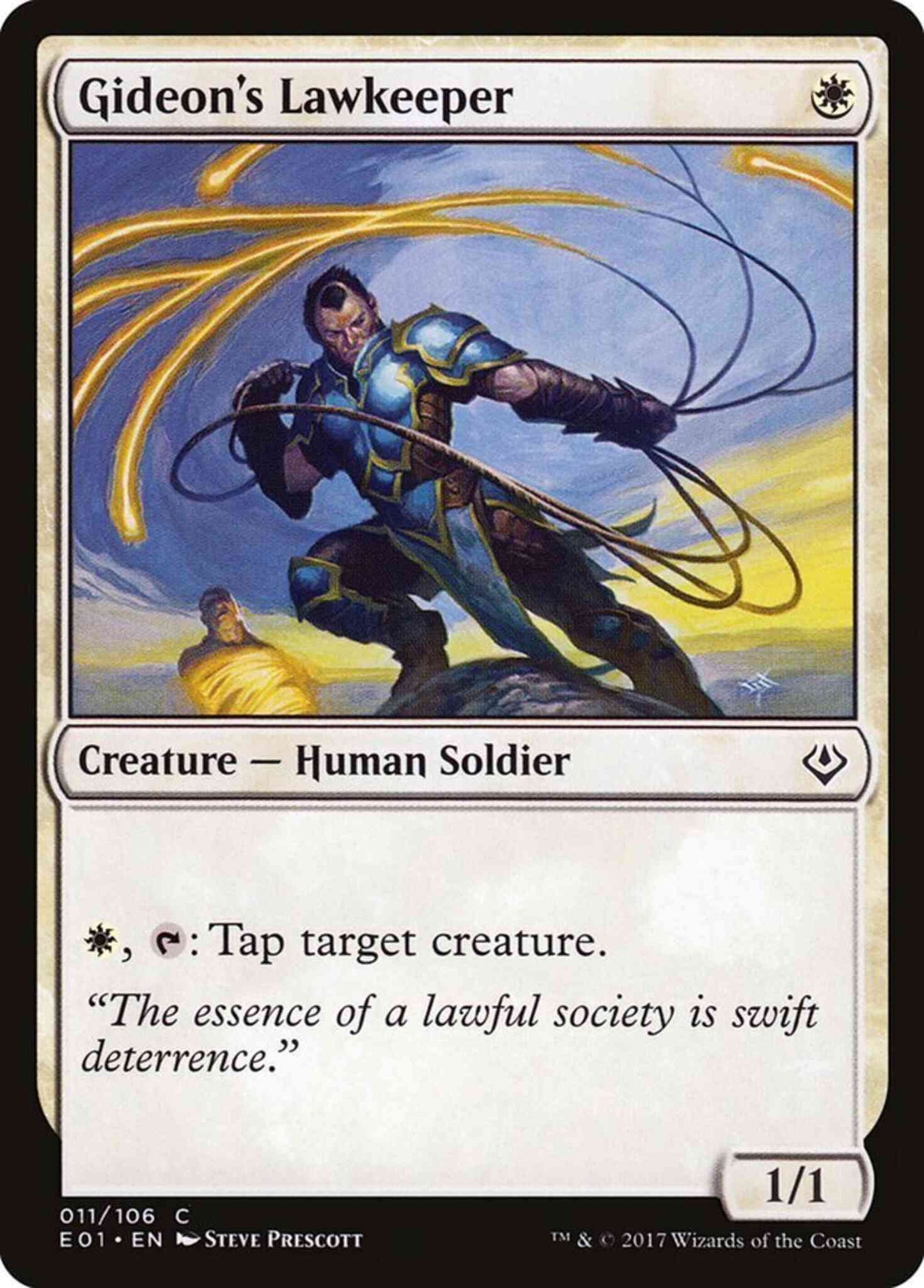 Gideon's Lawkeeper [11] [Archenemy: Nicol Bolas] [Non-Foil]