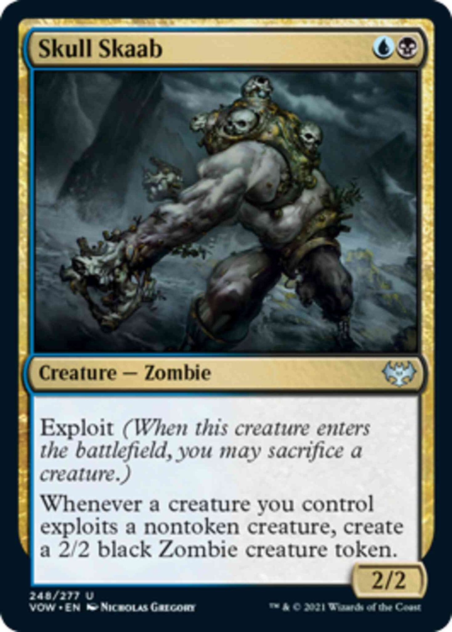 Skull Skaab [248] [Innistrad: Crimson Vow] [Non-Foil]