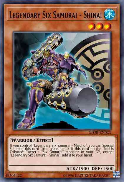Legendary Six Samurai - Shinai - SPWA-EN044 - Super Rare - 1st Edition
