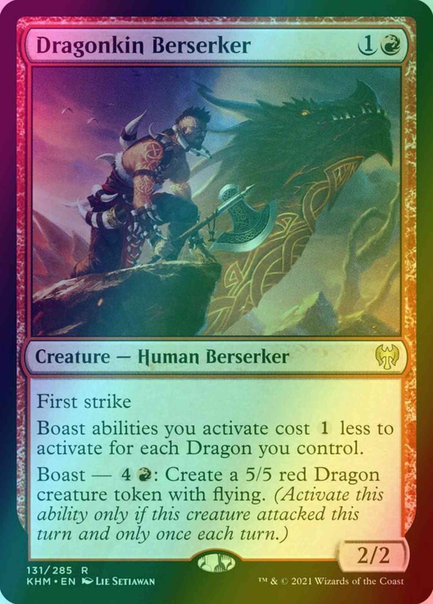 Dragonkin Berserker [131] [Kaldheim] [Foil]