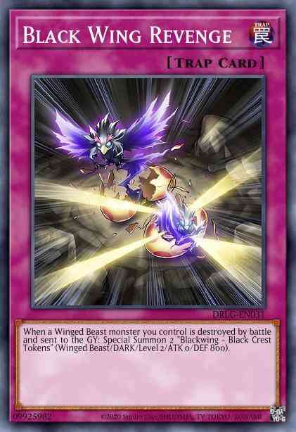 Black Wing Revenge - DRLG-EN031 - Super Rare - 1st Edition