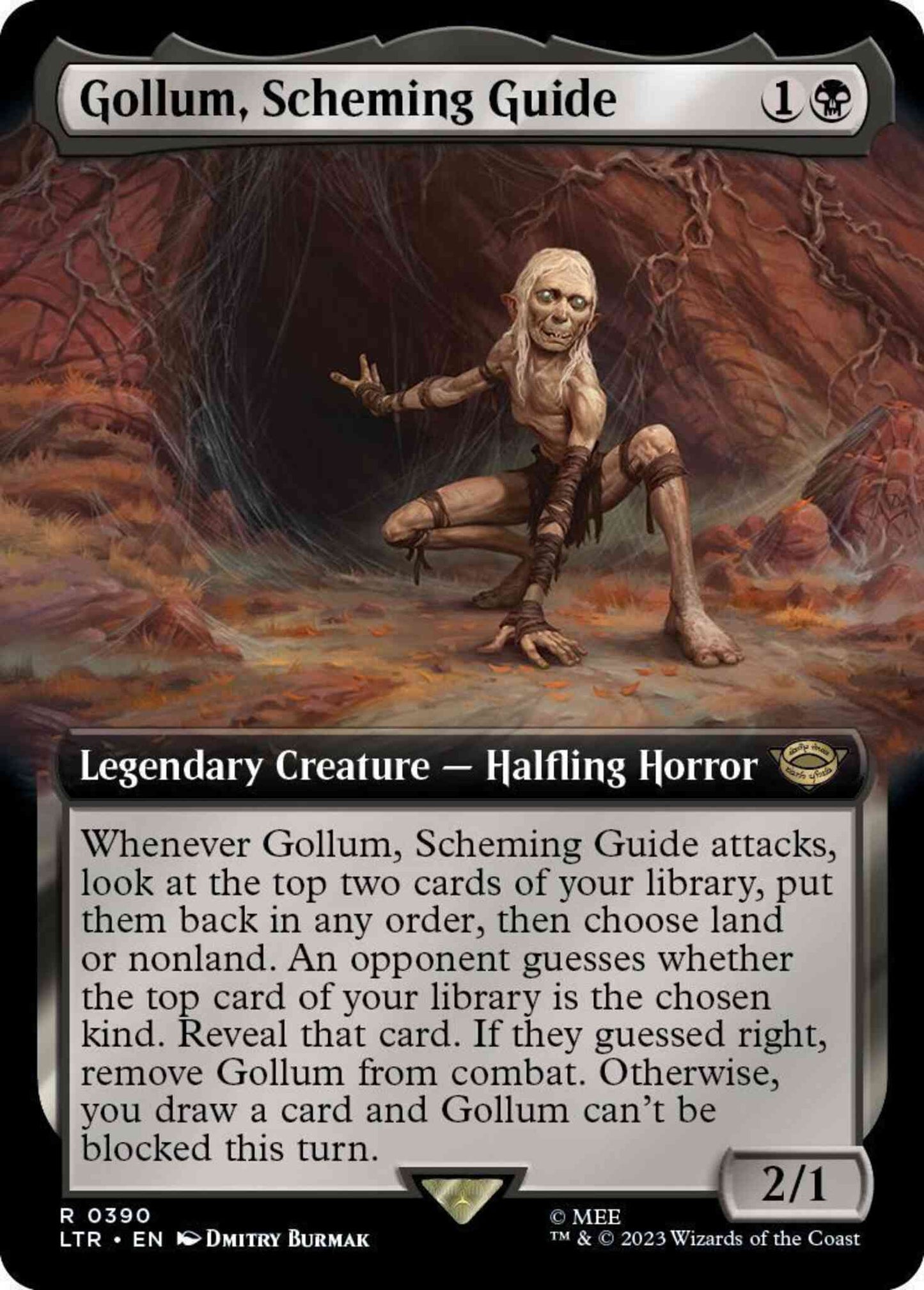 Gollum, Scheming Guide [390] [Extended Art] [Starter Kit] [The Lord of the Rings: Tales of Middle-earth] [Non-Foil]