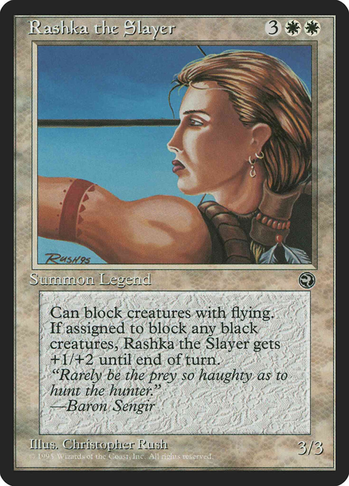 Rashka the Slayer [12] [Homelands] [Non-Foil]