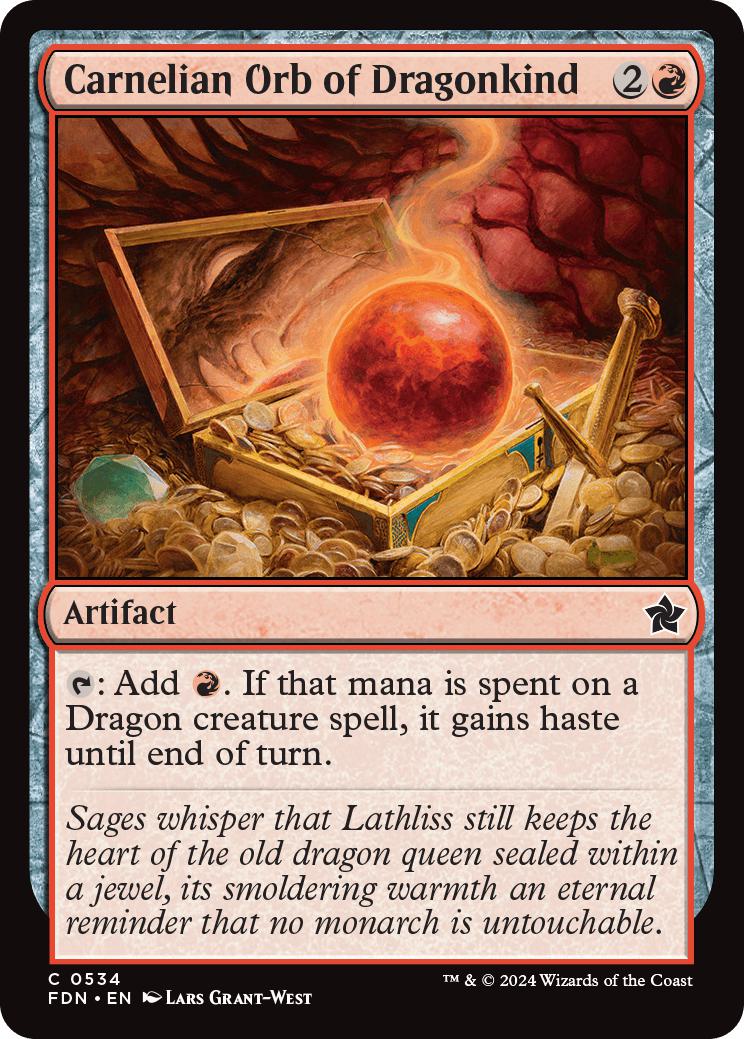 Carnelian Orb of Dragonkind [534] [Foundations] [Non-Foil]