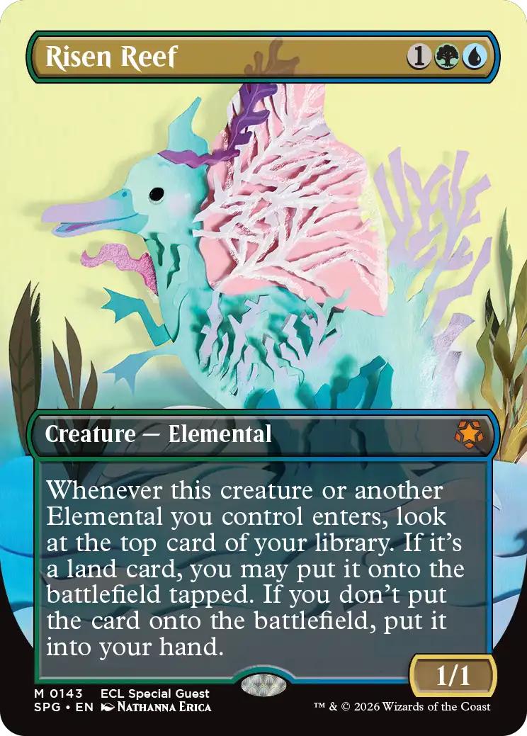 Risen Reef [143] [Borderless] [Special Guests] [Non-Foil]