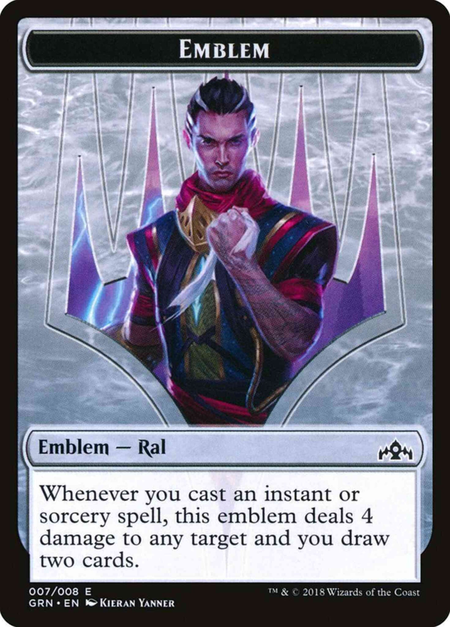 Ral, Izzet Viceroy Emblem [07] [Guilds of Ravnica Tokens] [Non-Foil]