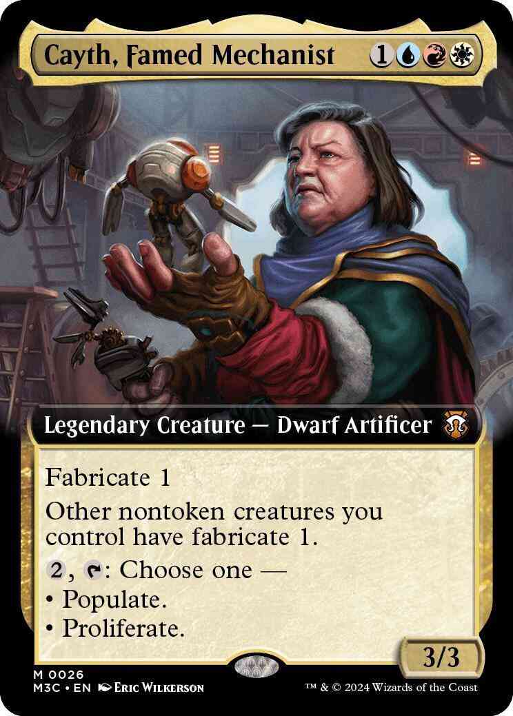 Cayth, Famed Mechanist [26] [Extended Art] [Modern Horizons 3: Commander] [Non-Foil]