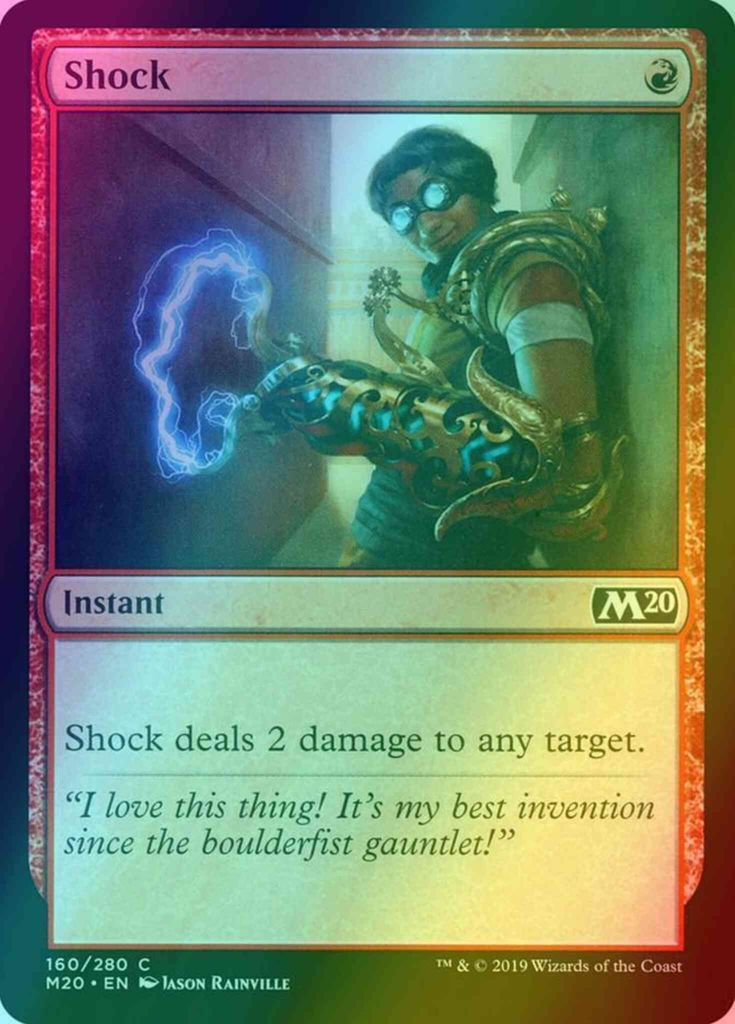 Shock [160] [Core Set 2020] [Foil]