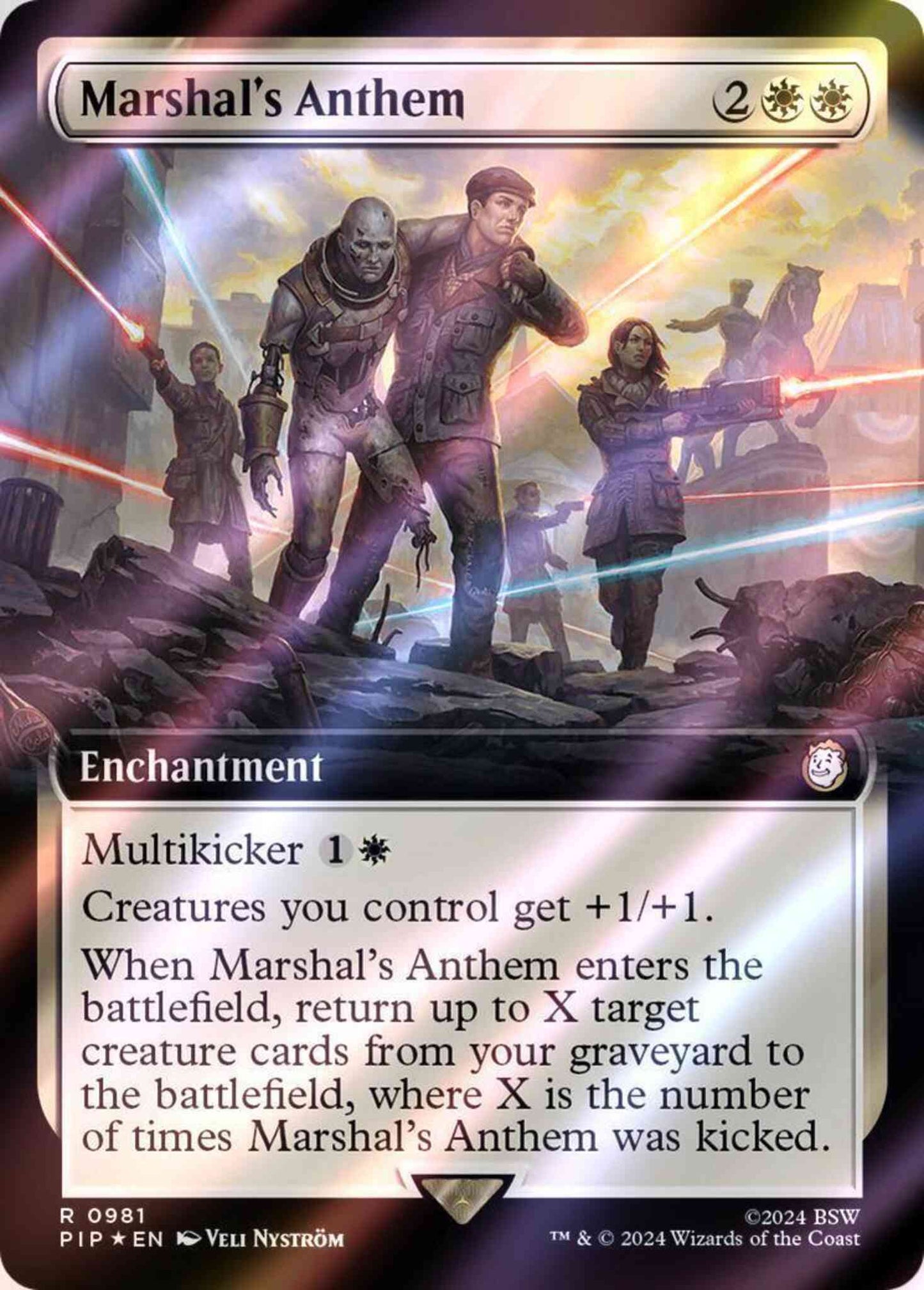 Marshal's Anthem [981] [Extended Art] [Fallout] [Surge Foil]