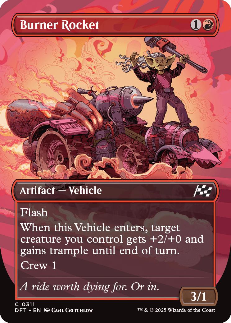 Burner Rocket [311] [Borderless] [Revved Up] [Aetherdrift] [Non-Foil]