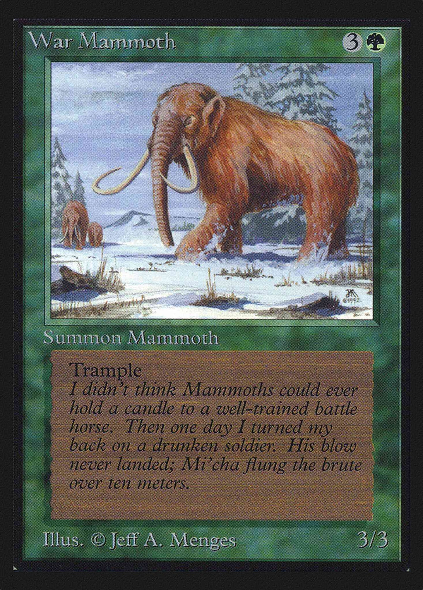 War Mammoth [228] [Intl Collectors Edition] [Non-Foil]