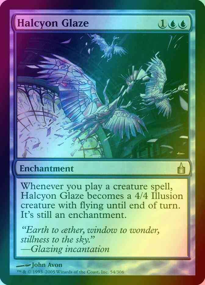 Halcyon Glaze [54] [Ravnica City Of Guilds] [Foil]