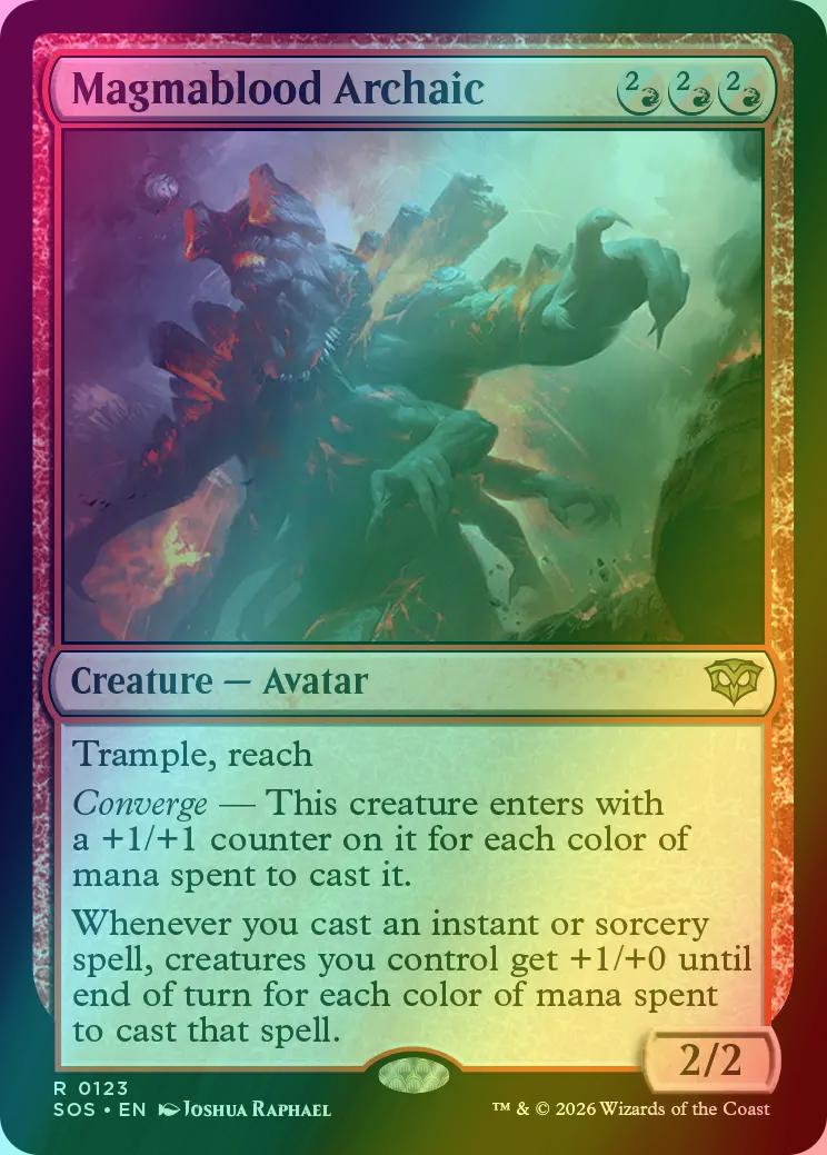 Magmablood Archaic [123] [Secrets of Strixhaven] [Foil]