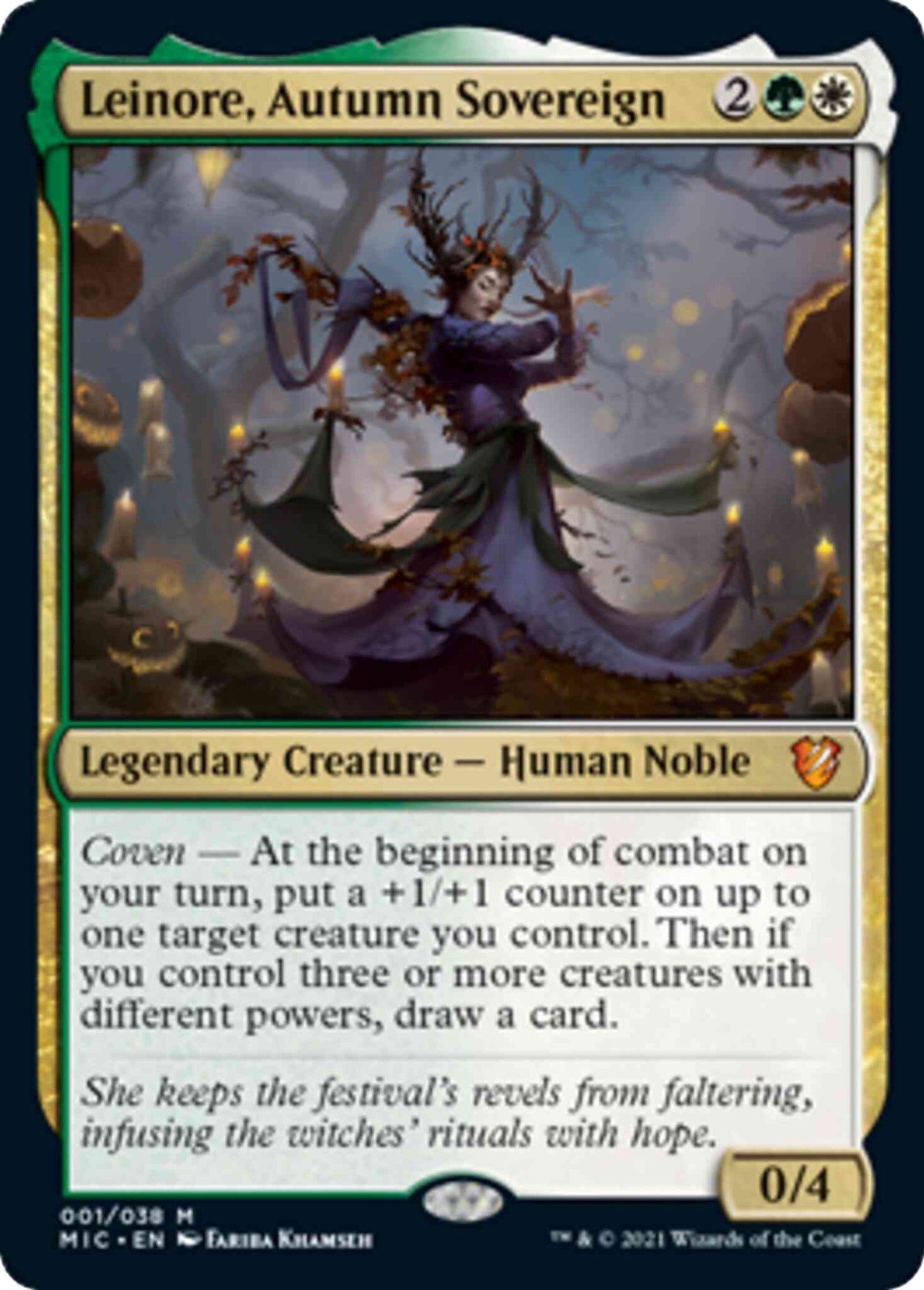 Leinore, Autumn Sovereign [1] [Innistrad: Midnight Hunt: Commander] [Non-Foil]