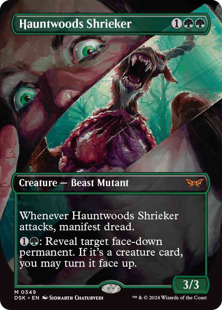 Hauntwoods Shrieker [349] [Borderless] [Duskmourn: House of Horror] [Non-Foil]