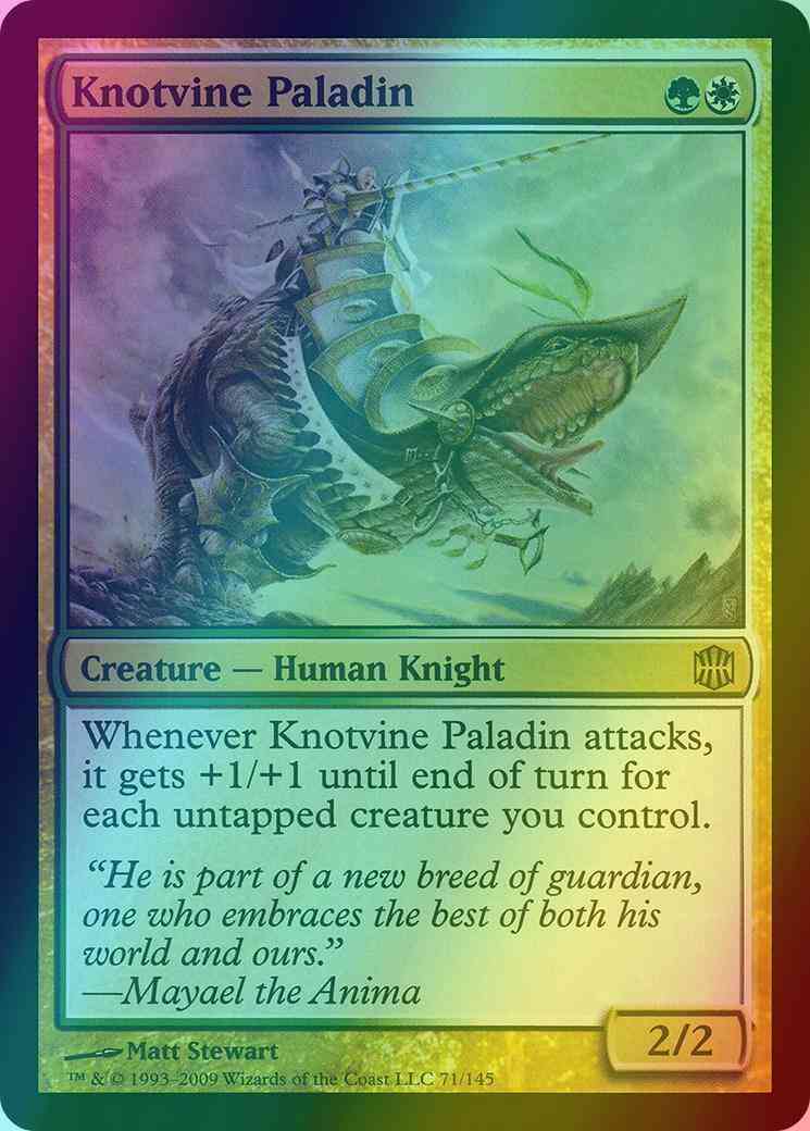 Knotvine Paladin [71] [Alara Reborn] [Foil]