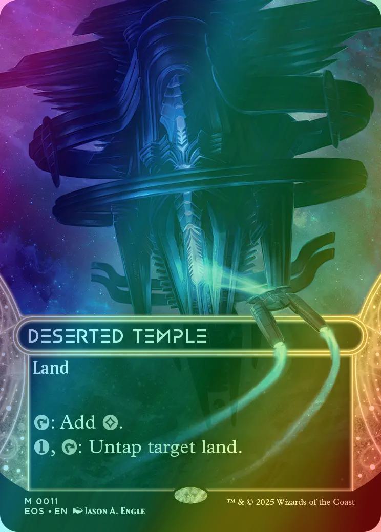 Deserted Temple [11] [Borderless] [Edge of Eternities: Stellar Sights] [Foil]