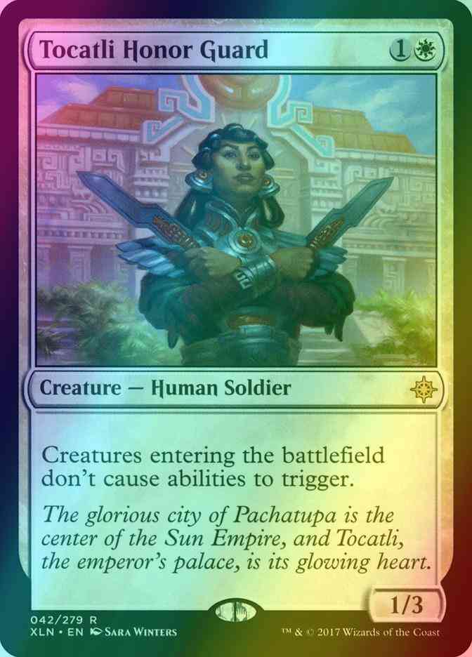 Tocatli Honor Guard [42] [Ixalan] [Foil]