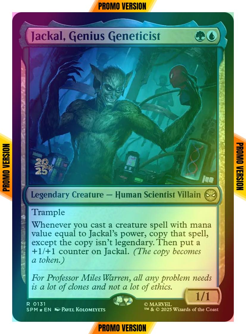 Jackal, Genius Geneticist [131s] [Marvel's Spider-Man: Promos] [Foil]