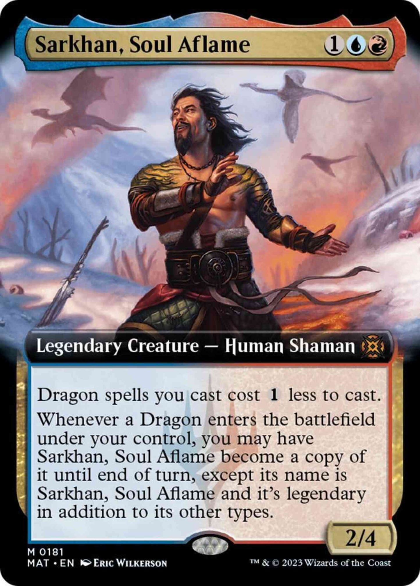 Sarkhan, Soul Aflame [181] [Extended Art] [March of the Machine: The Aftermath] [Non-Foil]