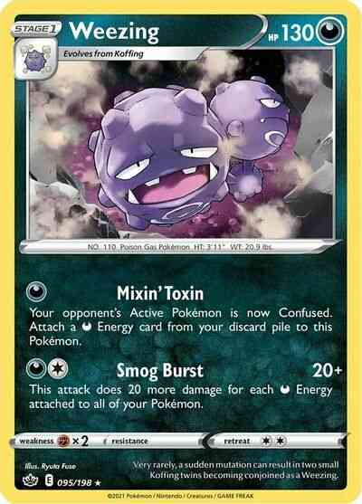Weezing - 095/198 - Rare [swsh6-095] [Reverse Holo]
