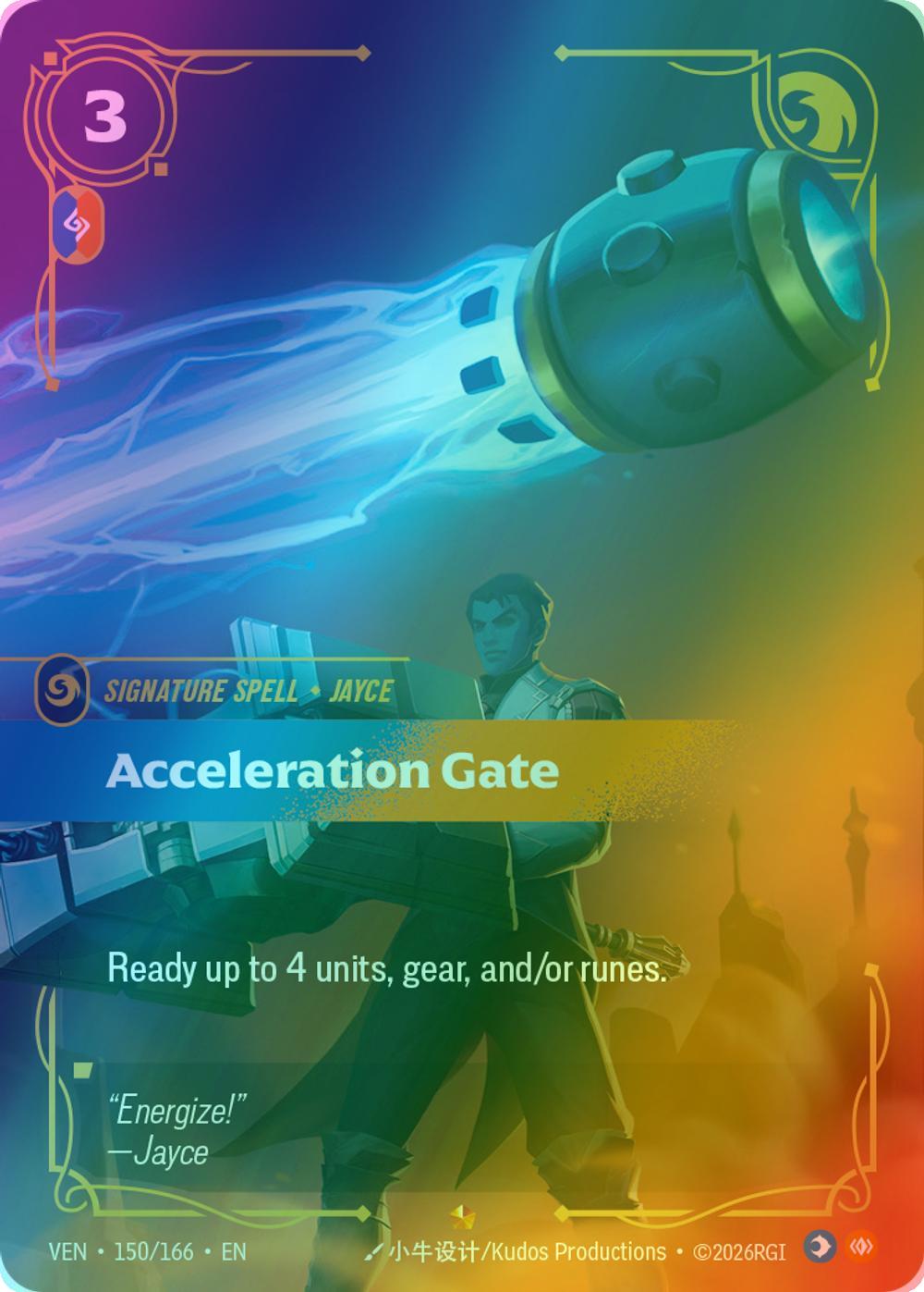 Acceleration Gate - 150/166 [Vendetta] [Foil]