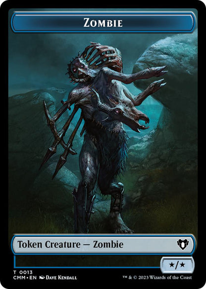 Spirit Token (39) // Zombie Token (13) [Commander Masters: Tokens] [Non-Foil]