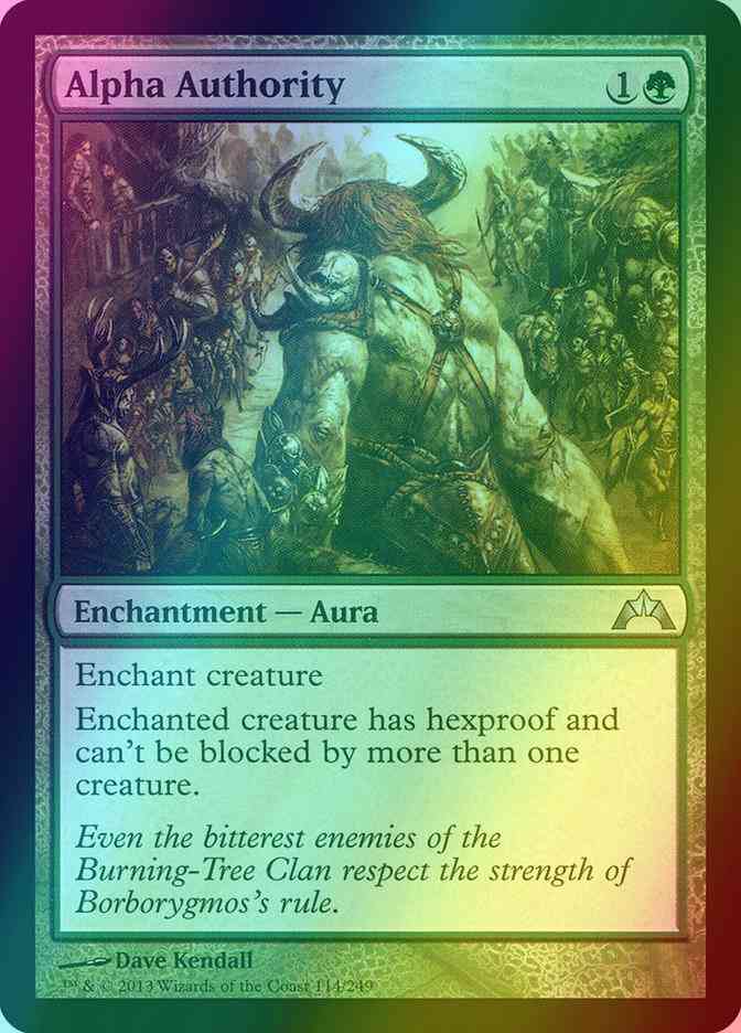 Alpha Authority [114] [Gatecrash] [Foil]