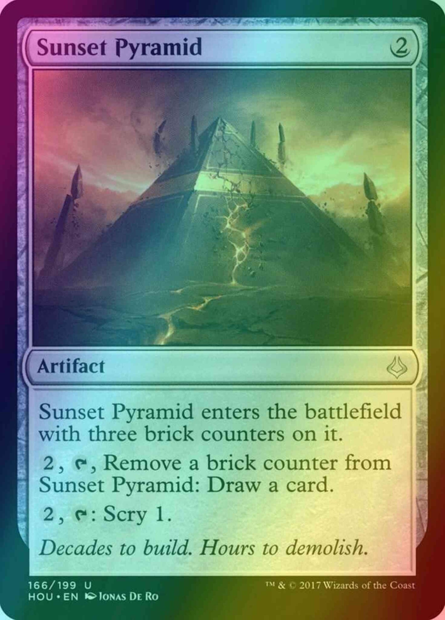 Sunset Pyramid [166] [Hour of Devastation] [Foil]