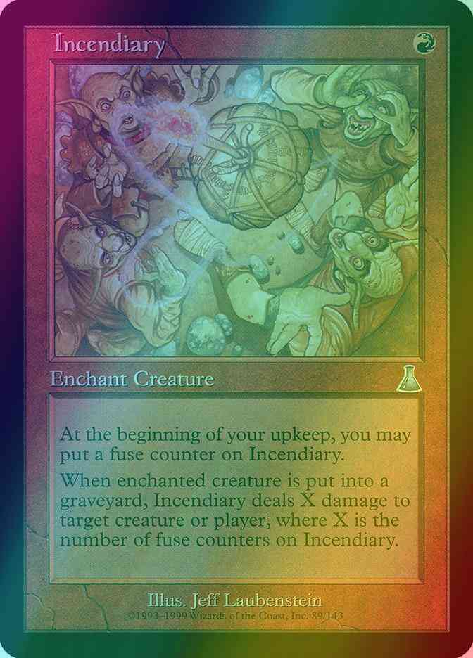 Incendiary [89] [Urza's Destiny] [Foil]